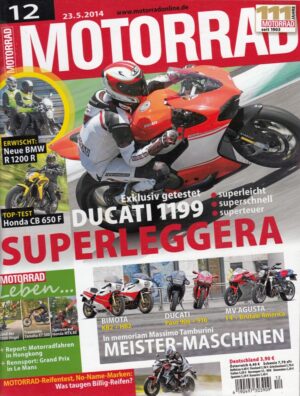 MOTORRAD 12/2014 – Test Ducati 1199 Superleggera; Gebrauchtkauf Suzuki SV 650/S