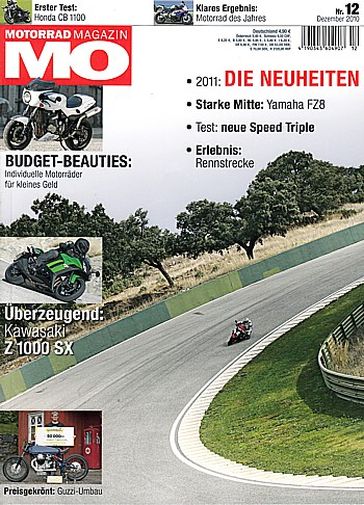 MO 12/2010 – Test Honda CB 1100; Kawasaki Z 1000 SX; Yamaha Fazer 8