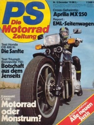12_143.jpg PS 12/1979 – Kawasaki Z 1300 mit 73 kW (99 PS) Test & Technik, Triumph Bonneville 750 mit 36 kW (48 PS) Test & Technik