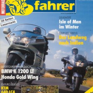 Tourenfahrer 12/1999 – BMW K 1200 LT mit 72 kW (98 PS) im Vergleichstest, Honda GL 1500 Gold Wing mit 72 kW (98 PS) im Vergleichstest