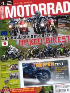 Titelseite: MOTORRAD 12/2008 – Zubehör Yamaha YZF-R1; Gebrauchtkauf Kawasaki VN 2000
