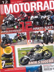 Titelseite: MOTORRAD 12/2009 – Top-Test Aprilia RSV4 Factory; Erinnerungen BMW R 90 S