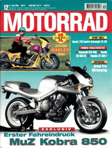 MOTORRAD 12/1995 – Harley-Davidson Tuning; Kawasaki GPZ 1000 RX gebraucht kaufen