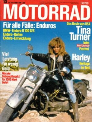 MOTORRAD 13/1987 – Vespa 250, hier der Baumann-Rennroller; Puch, die Geschichte