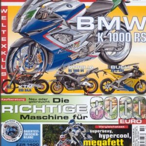 MOTORRAD 14/2007 – BMW HP2 Megamoto im Vergleich; Zubehör Kawasaki ZZR 1400