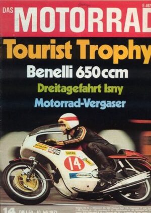 DAS MOTORRAD 14/1971 – Benelli Tornado 650 ccm mit 37 kW (50 PS)