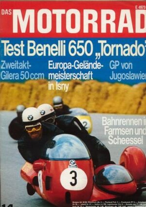 DAS MOTORRAD 14/1972 – Motobi- Benelli Tornado 650; Gilera 50 ccm