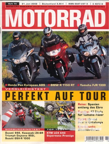 MOTORRAD 14/2002 – Top-Test KTM LC4-E 640 Supermoto Prestige