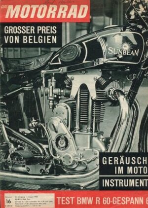 DAS MOTORRAD 16/1963 – BMW R 60 mit Seitenwagen, 1963