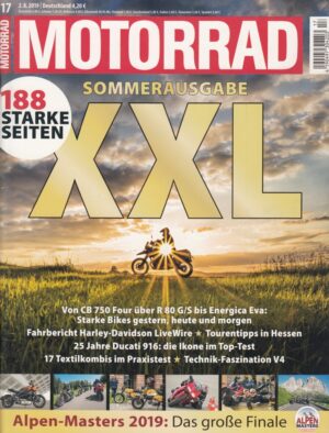 MOTORRAD 17/2019 – Harley‑Davidson LiveWire, Ducati 916, Honda CB 750 Four