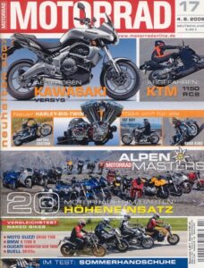 Titelseite: MOTORRAD 17/2006 – BMW F 800 S / K 1200 GT / BMW R 1200 R im Vergleich