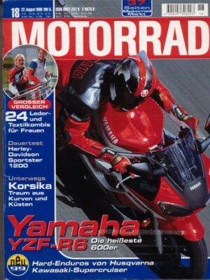 MOTORRAD 18/1998 – Test Buell S1 Lightning Strike; Harley-Davidson Sportster 1200 Sport
