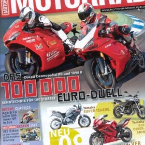 MOTORRAD 18/2008 – Vergleich Ducati 1098 R vs. Ducati Desmosedici RR