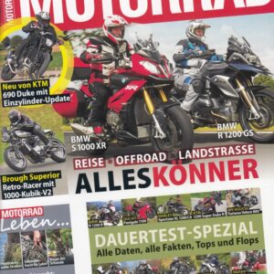 MOTORRAD 19/2015 – KTM 690 Duke, BMW S 1000 XR, BMW R 1200 GS, Alleskönner-Vergleich