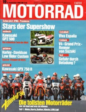 19_40.jpg MOTORRAD 19/1986 – Test Kawasaki GPX 750 R; Harley-Davidson Low Rider Custom
