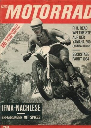 DAS MOTORRAD 21/1964 – Motorräder in Zahlen: 185 Motorradmodelle