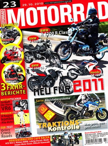 MOTORRAD 23/2010 – Top-Test Victory Cross Roads; Gebrauchtkauf Suzuki GSX-R 600