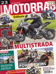 Titelseite: MOTORRAD 23/2014 – Dauertest/Zubehör KTM 1190 Adventure; Kultbike Yamaha FZ 750