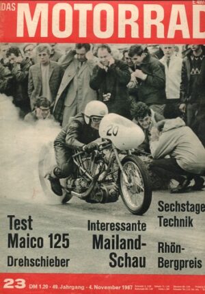 das MOTORRAD 23/1967 – Maico Drehschieber, 125 ccm, Test & Technik
