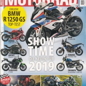 MOTORRAD 24/2018 – BMW R 1250 GS, BMW S 1000 RR, Triumph Scrambler 1200 XE