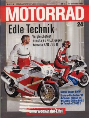 MOTORRAD 24/1989 – Bimota YB4 E.I. vs. Yamaha FZR 750 R