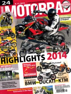 Titelseite: MOTORRAD 24/2013 – Top-Test Yamaha MT-09; Gebrauchtkauf Yamaha XJ6 / Diversion