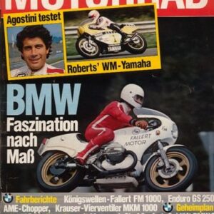 MOTORRAD 24/1980 – Test Honda CB 1100 R; BMW, Fahrberichte Fallert FM 1000 / Krauser MKM 1000 / AME