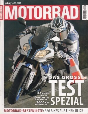 MOTORRAD 24a/2018 – Test-Spezial 45 Motorräder, 10 Helme, Motorrad-Bestenliste