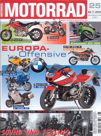 25_1.jpg MOTORRAD 25/2005 – Kawasaki ZX-10R Ninja; Top-Test Aprilia Tuono 1000 R;