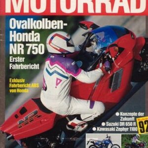 MOTORRAD 25/1991 – Fahrbericht Honda NR 750; Klassiker BMW R 75/5