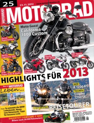 MOTORRAD 25/2012 – Vergleich BMW R 1200 RT vs. Triumph Trophy SE