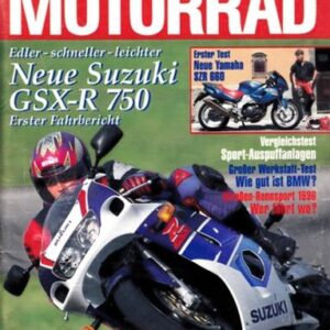 MOTORRAD 25/1995 – Test Suzuki GSX-R 750; Test Yamaha SZR 660