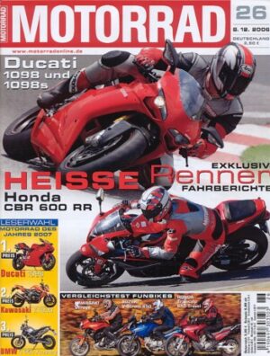MOTORRAD 26/2006 – Top-Test Triumph Tiger 1050; Gebrauchtkauf Suzuki TL 1000 S / R