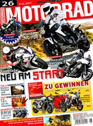 MOTORRAD 26/2011 – Dauertest/Zubehör BMW S 1000 RR; Gebrauchtberatung BMW R 1200 R