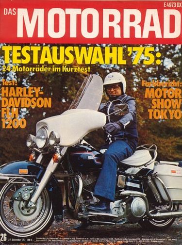 DAS MOTORRAD 26/1975 – Test Harley-Davidson Electra Glide