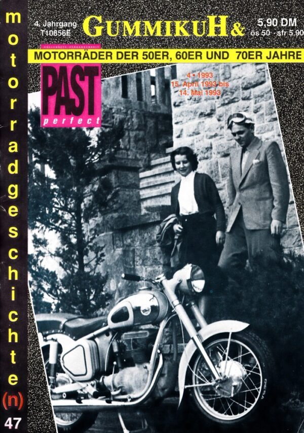 GUMMIKUH & PAST perfect 4/1993 – Harley-Davidson 61 cu. in.8V Racer, eine Rennmaschine aus den 20er Jahren; Triumph T 120, die Twins aus Coventry
