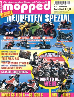 mopped 11/2005 + Vergleich Honda CB 1100 R / Honda CB 1300 S