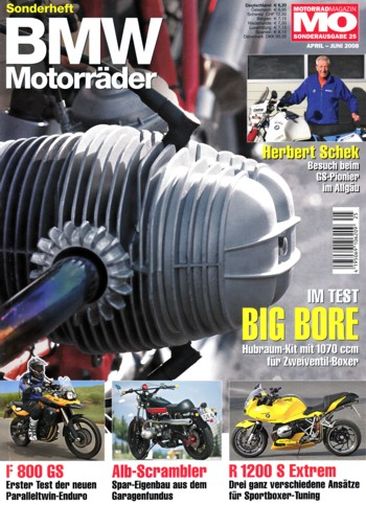 MO BMW Motorräder – Herbert Schek, F 800 GS, F 800 ST – Sonderausgabe 25