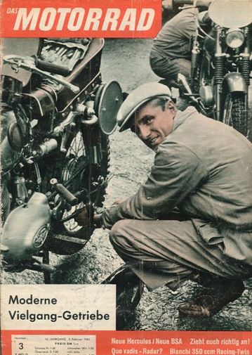 DAS MOTORRAD 3/1962 – Hercules K 103, BSA Star A 50 und A 65, Bridgeston 50 und Suzuki Colleda 50
