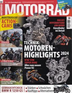 Titelseite: MOTORRAD 03/2024 – Impression Kawasaki Z 900 RS SE & Yamaha XSR 900