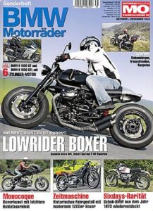 Titelseite: MO BMW Motorräder – K 1600 GT / GTL, R 100 S Airline, Lowrider Boxer – Sonderausgabe 35