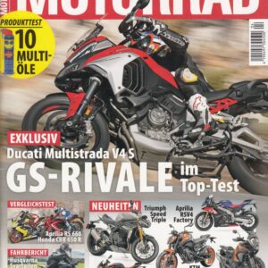 MOTORRAD 04/2021 – Ducati Multistrada V4 S, Aprilia, KTM, Triumph, GS-Rivale