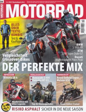 MOTORRAD 04/2023 – Vergleich Kawasaki Z 400 vs. Yamaha MT-03