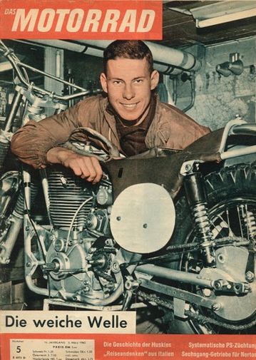 DAS MOTORRAD 5/1962 – Husqvarna, die Geschichte der Huskies + Sechsgang-Getriebe für die Norton Manx-Modelle