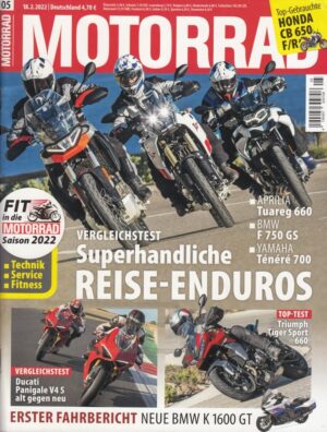MOTORRAD 05/2022 – TopTest Triumph Tiger Sport 660
