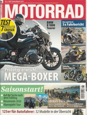 MOTORRAD 06/2020 – BMW R 1800 Tourer, Triumph Tiger 900, Kawasaki Z H2