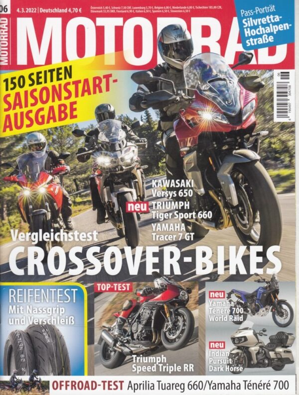 MOTORRAD 06/2022 – Top-Test Triumph Speed Triple R