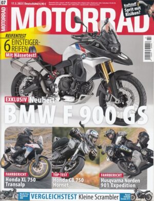 MOTORRAD 07/2023 – Top-Test Honda CB 750 Hornet, Suzuki Hayabusa 1999