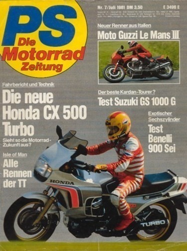 07 PS 7/1981 – Honda CX 500 Turbo, Suzuki GS 1000 G, Moto Guzzi Le Mans III