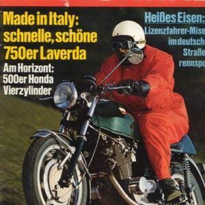 DAS MOTORRAD 8/1971 – Test Laverda 750 SF, erste Bilder Honda CB 500 Four